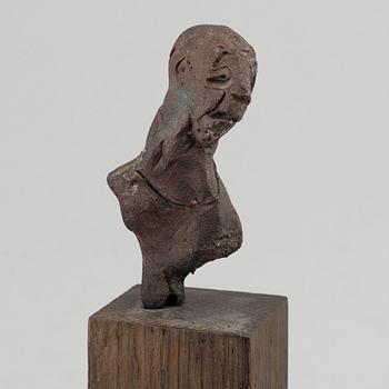 Claes Hake, skulptur, brons, signerad.