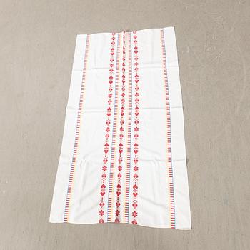 A collection of Christmas tablecloths 12 pcs first half/mid 20th century.