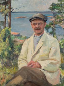 PEKKA HALONEN, oil on canvas, signed and dated 1901.