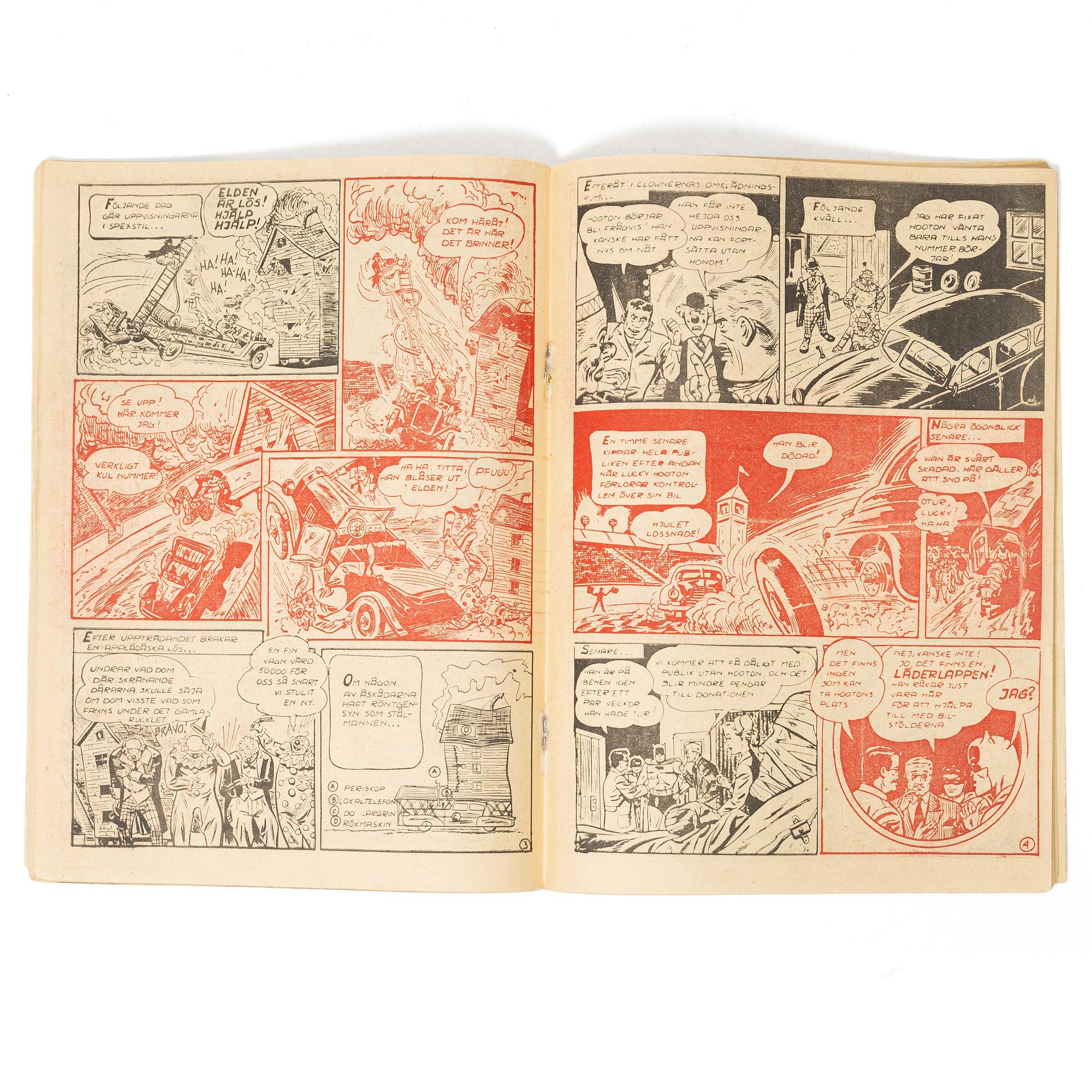 Comic book, “Batman and Robin”, No. 1, 1950.