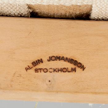 KARMSTOLAR, 6 st, Albin Johansson, Stockholm, 1950/60-tal.