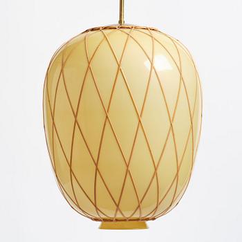 Harald Notini, a ceiling lamp model "11555", Arvid Böhlmarks Lampfabrik, Stockholm, 1940s.