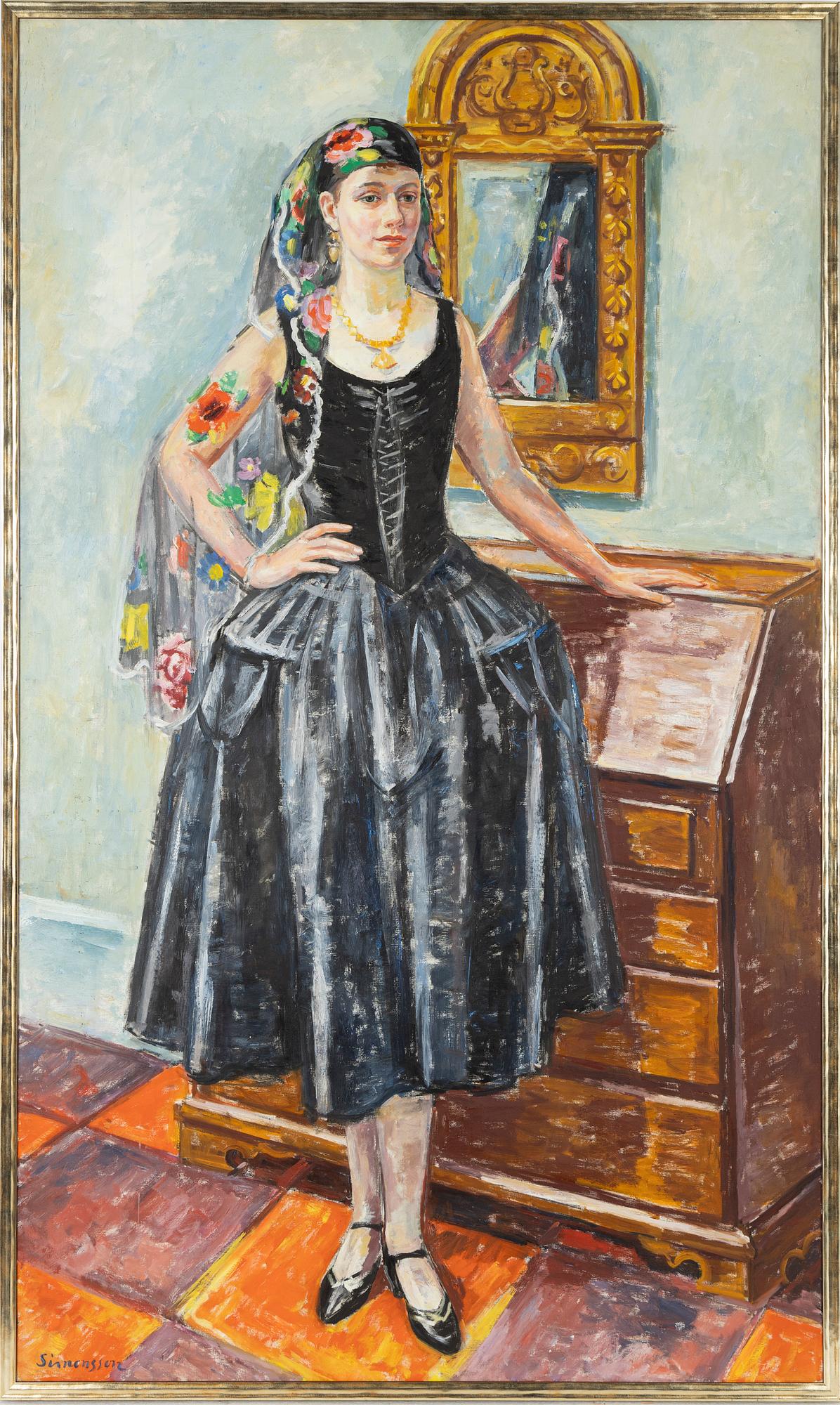 Birger Simonsson, oil on canvas, signed.