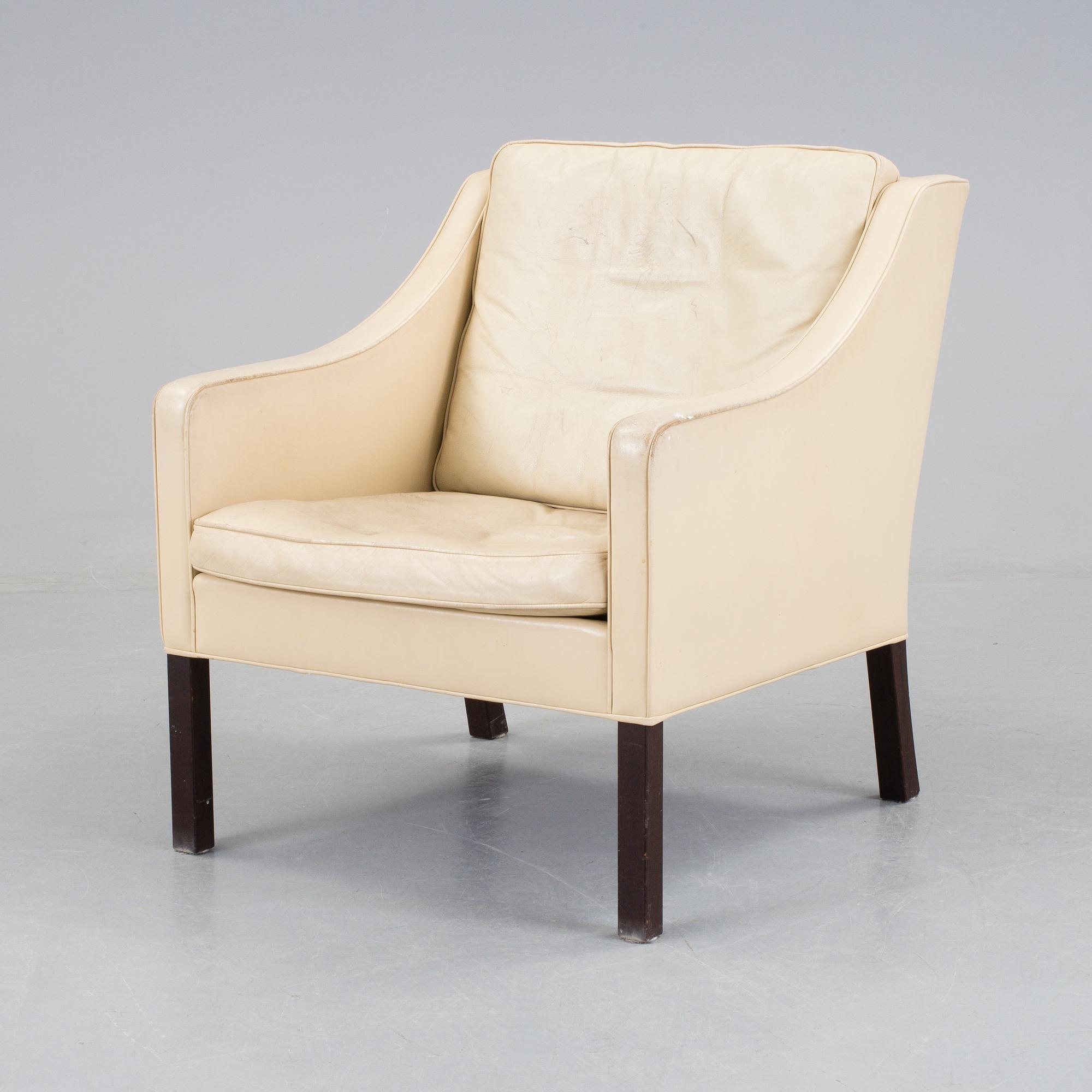 BØRGE MOGENSEN, fåtölj, "Lounge Chair", modell 2207.