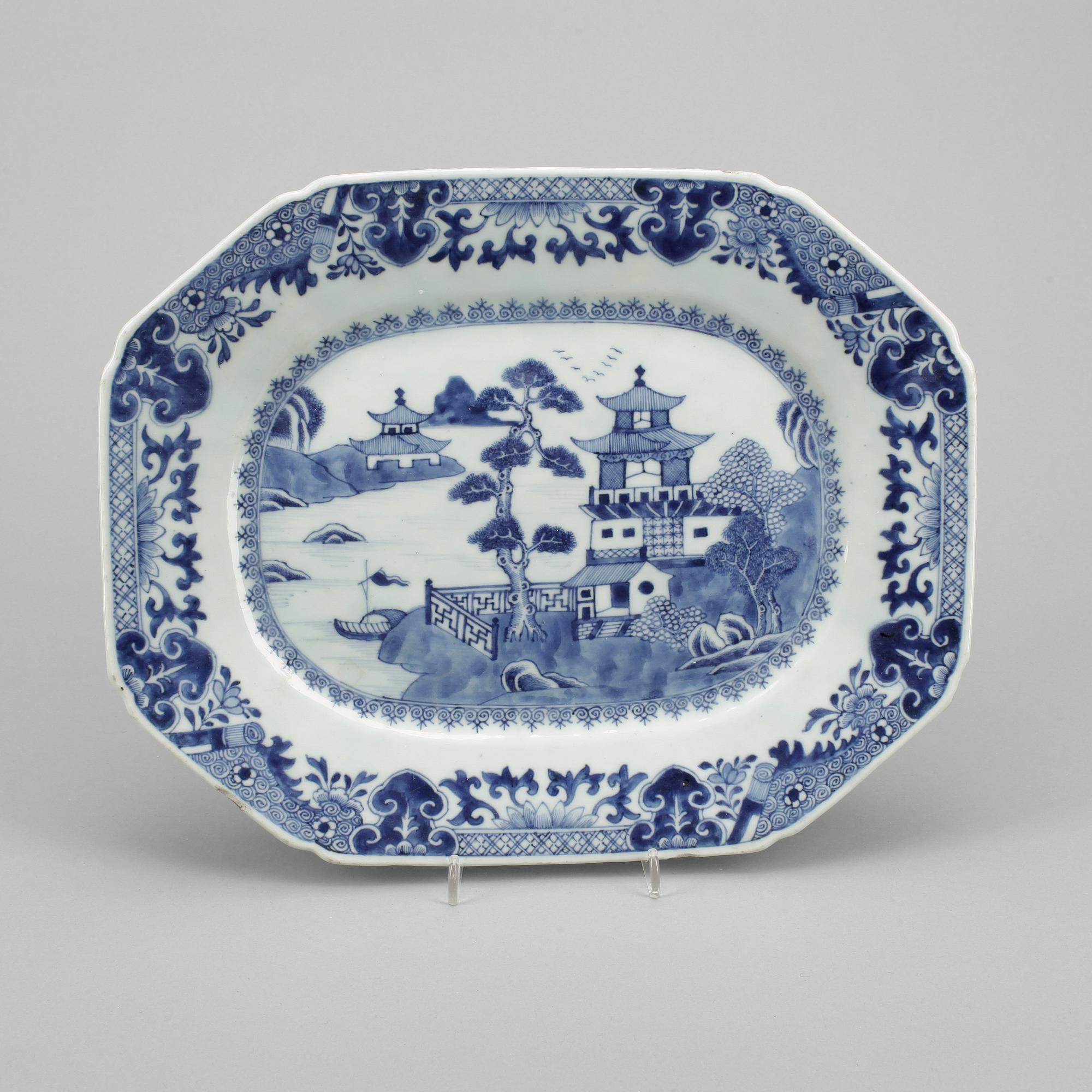 STEKFAT, porslin, Qing dynastin, Qianlong (1736-95).