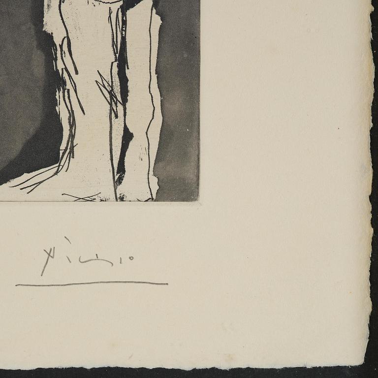 Pablo Picasso, "Peintre et modèle avec un sculpture I".