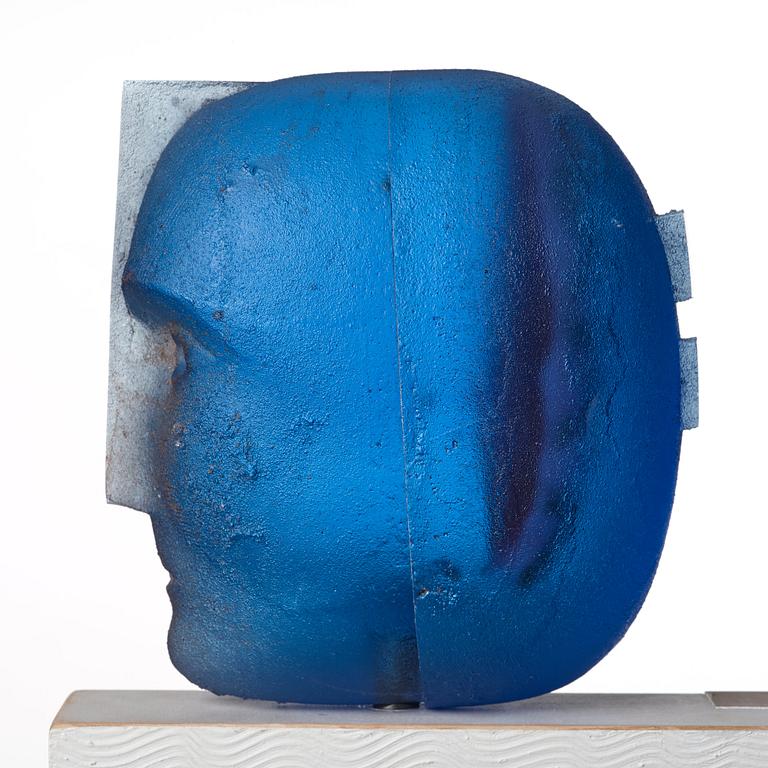 Bertil Vallien, a unique sand cast glass sculpture, Kosta Boda, Sweden.