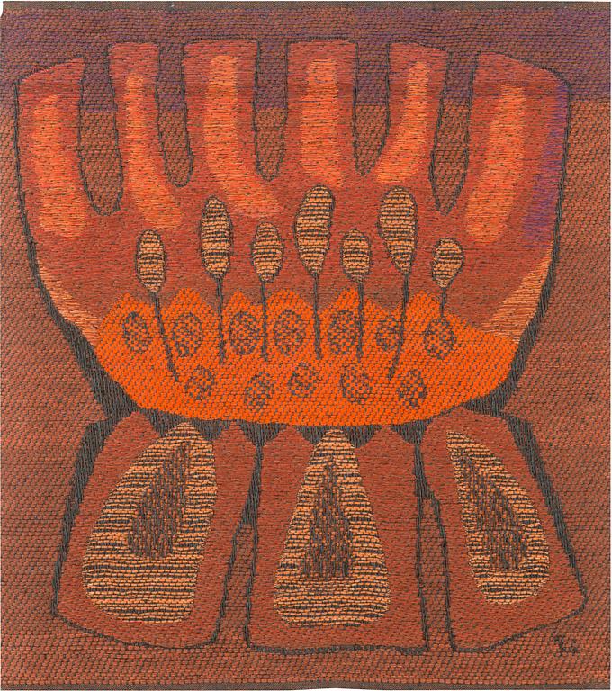 Dora Jung, a textile signed, also a tergo signature.