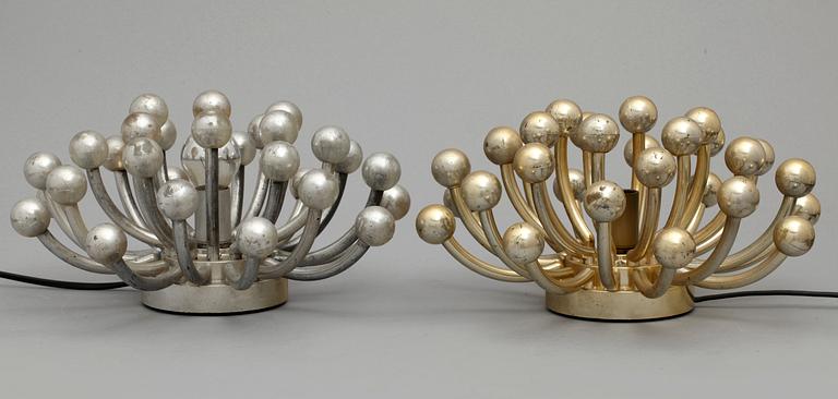 TAKLAMPOR, 2 st, "Pistillino", Valenti, Milano. 1900-talets andra hälft.