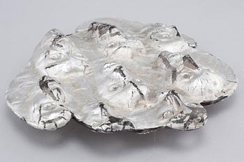 A glass sculpture, designed by Claes Ulvesten, signed.