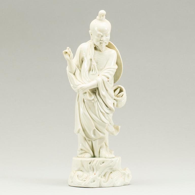 FIGURIN, porslin, blanc de chine, Kina, 1900-tal.