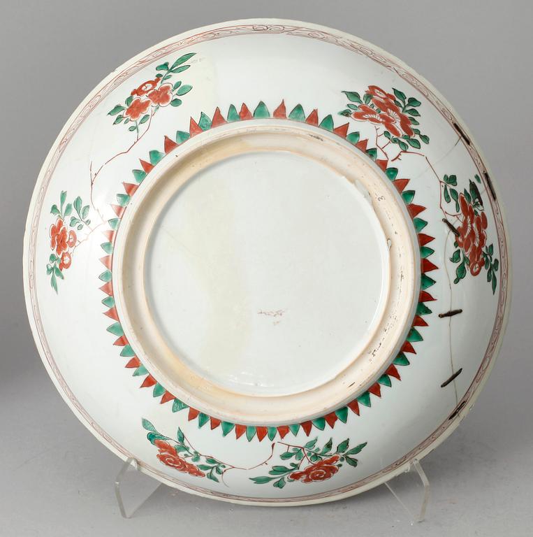 FAT, 3 st, porslin, Kina, Kangxi, (1664-1722).