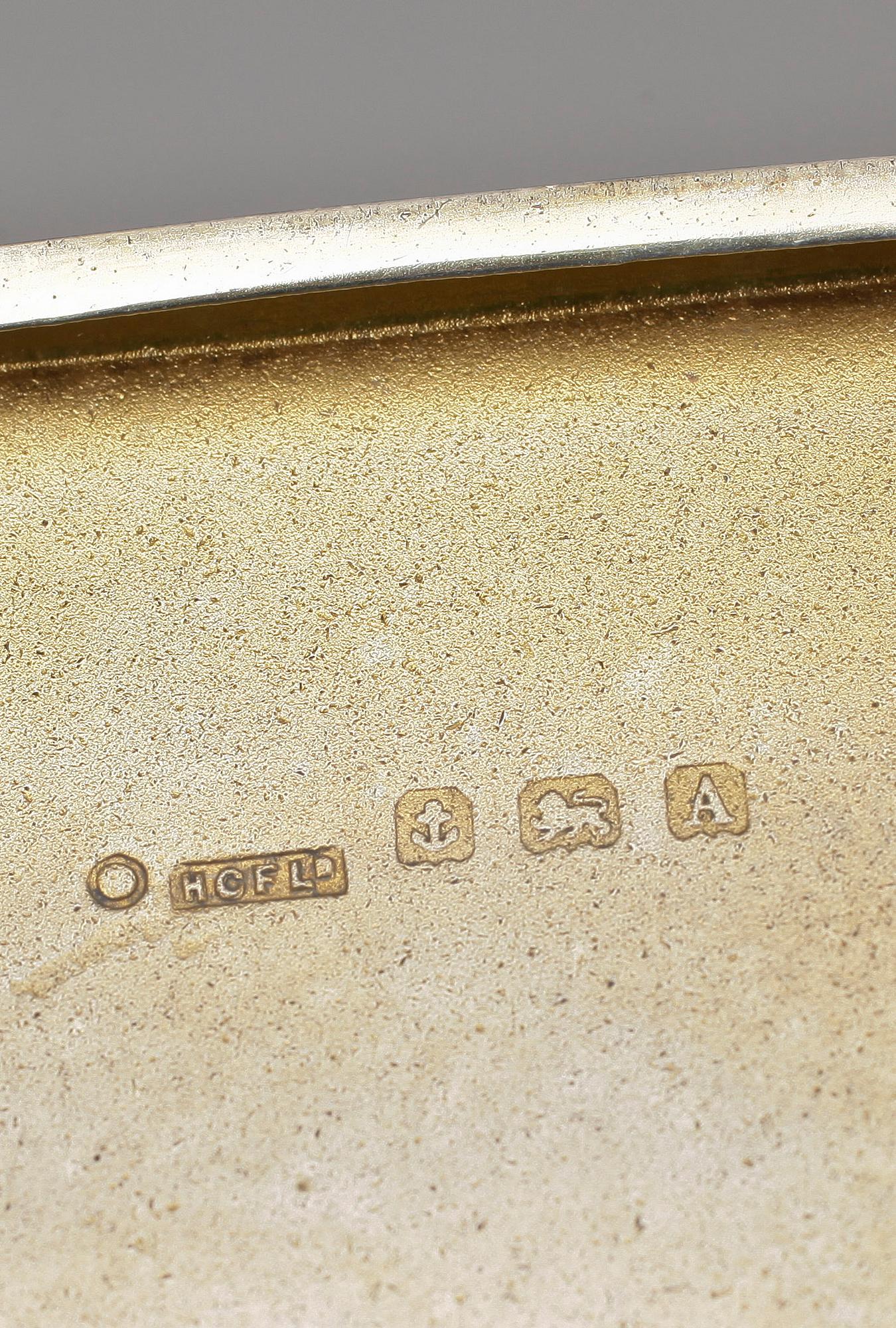 PARTI SILVER, 8 delar, sterling, bla Birmingham, England, 1884. Tot vikt ca 155 g.