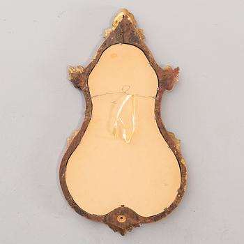 A pair og mid 20th century wood mirrors in LouisXV-style from Paoletti, Firenze italy.