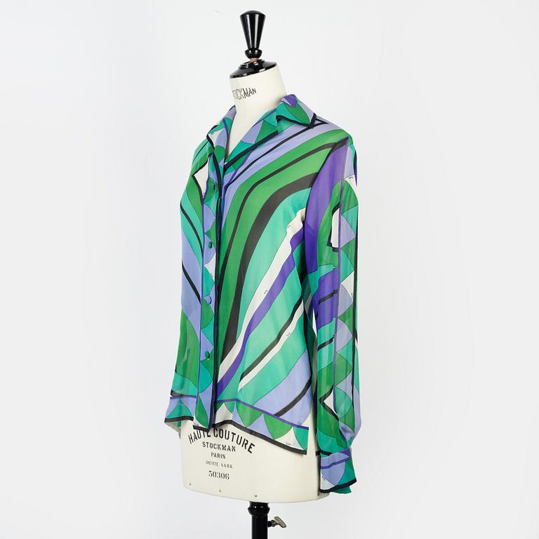 Emilio Pucci, tvådelad ensemble, storlek It 6.