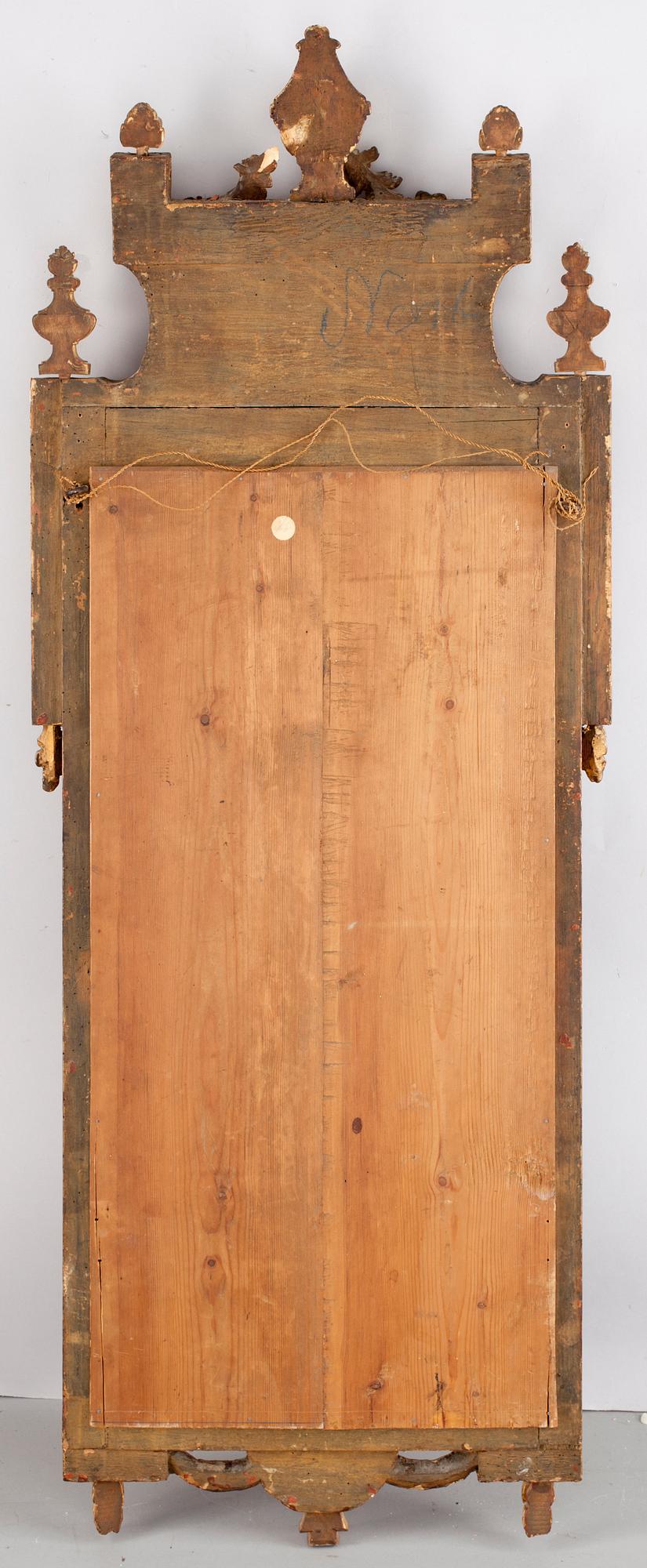 SPEGEL, gustaviansk, sent 1700-tal.