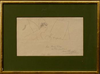 MARC CHAGALL, etsning, sign. och dat. Vence 1961, numr. 15/200.