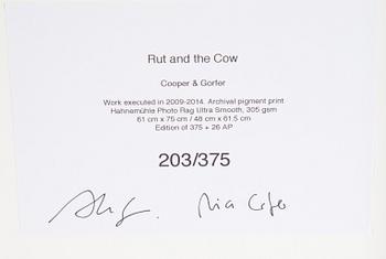 COOPER & GORFER, archival pigment print, signed and numbered 203/375 verso.