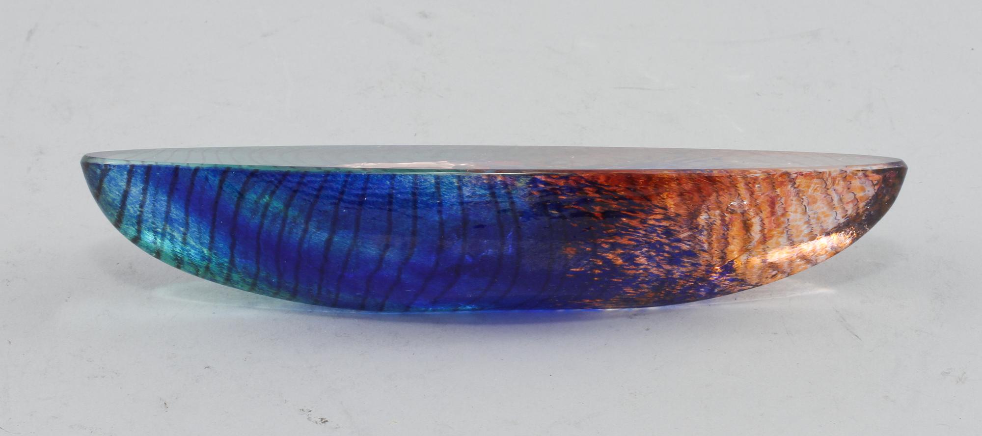 OBJEKT, glas, Bertil Vallien, Kosta Boda, sent 1900-tal.