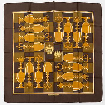 Hermès, scarf, "Chess".