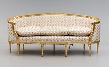 SOFFA, gustaviansk, 1700-talets andra hälft.