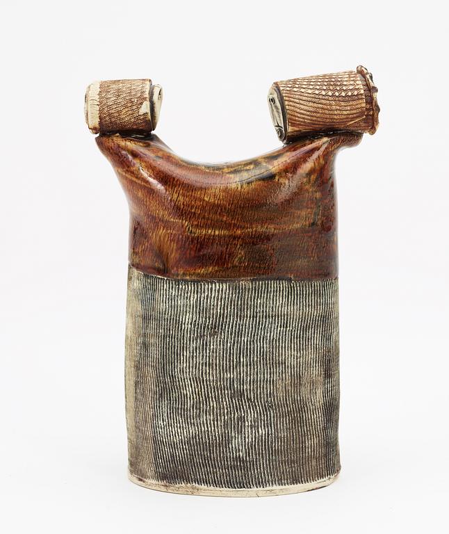 A Bengt Berglund stoneware sculpture, Gustavsberg studio.
