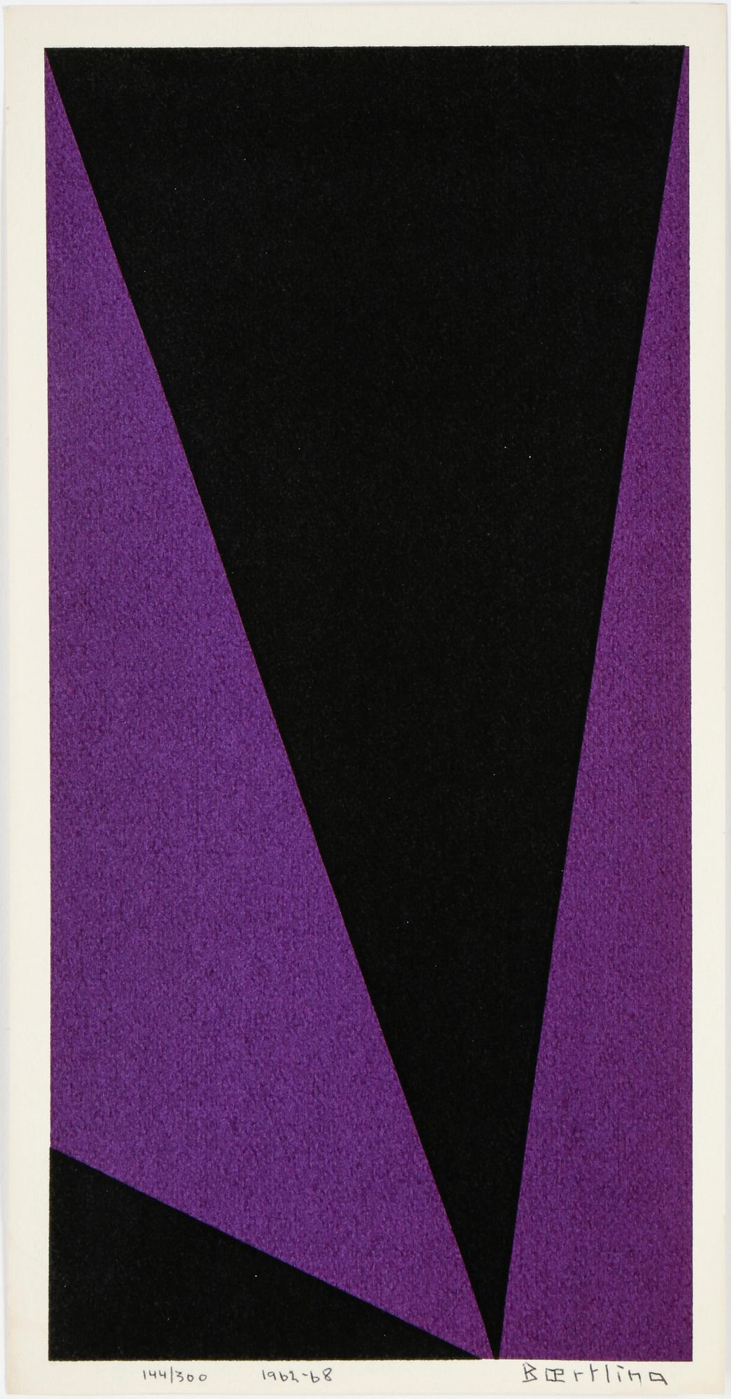 OLLE BAERTLING, färgserigrafi, 1962-68, signerad och numrerad 144/300.
