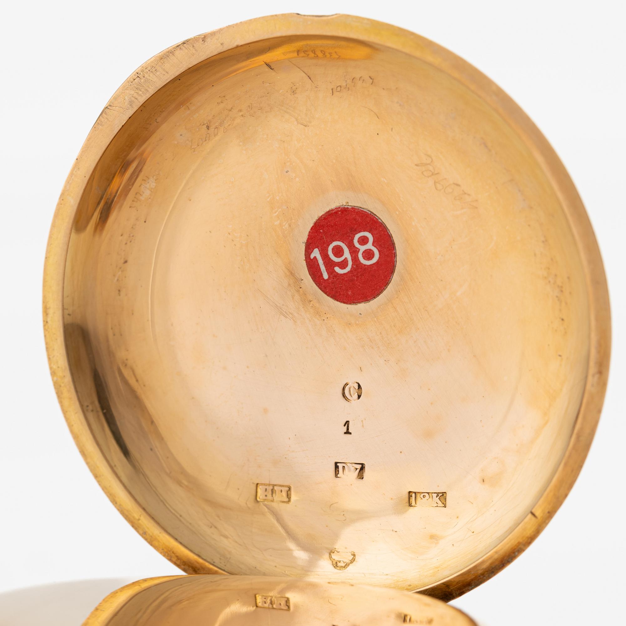 Halda, pocket watch, 40 mm.