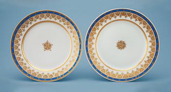A SET OF TWO PLATES.