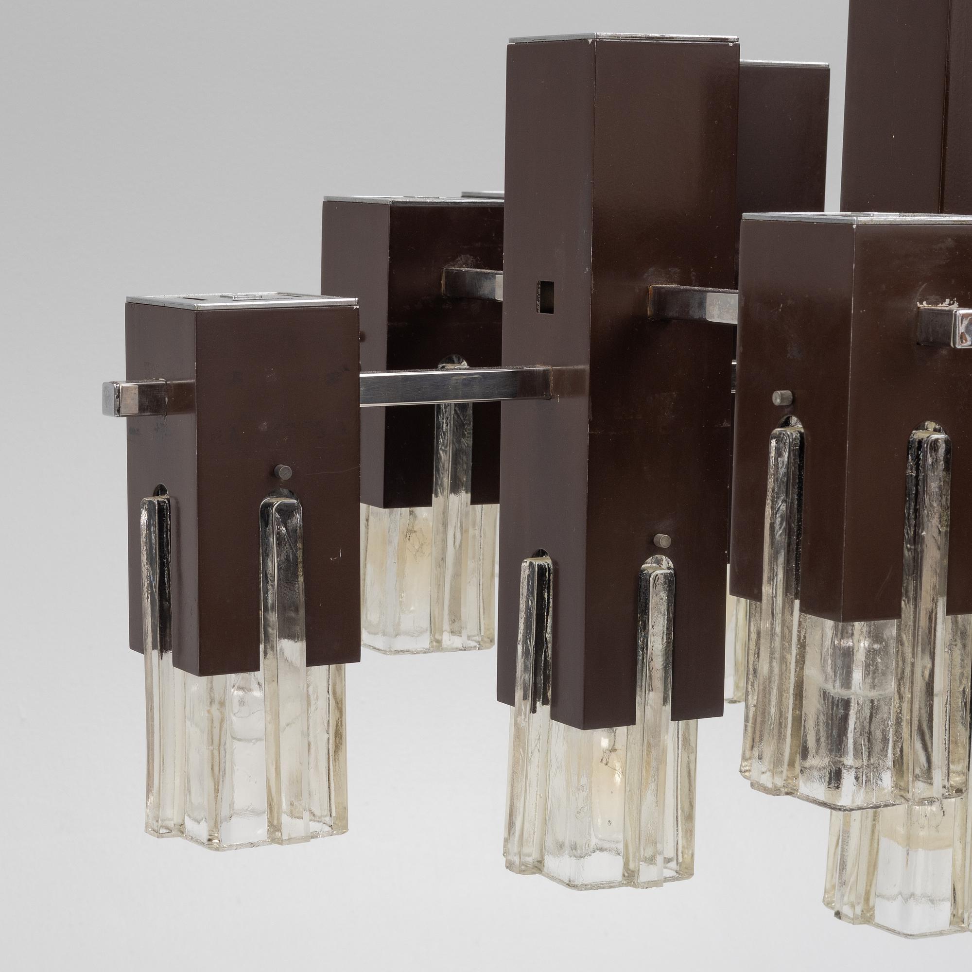 Gaetano Sciolari, a ceiling lamp, 1960s/70s.