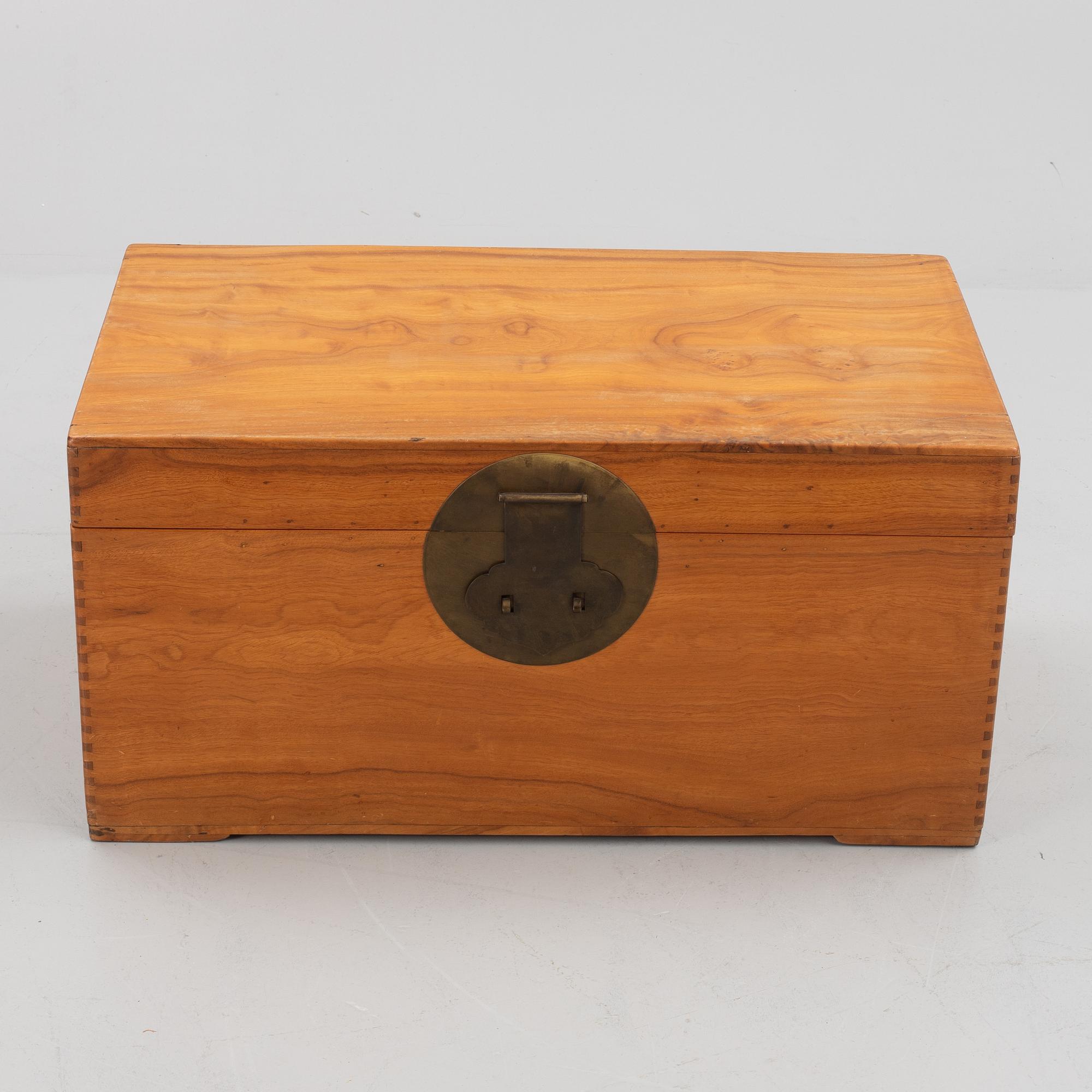 A Chinese camphor coffer/chest, 20th century.