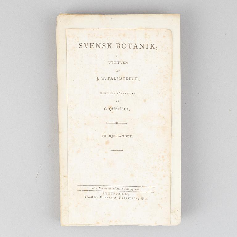 46 Swedish engravings from JW Palmstruch 'Svensk botanik' 1804/1808.