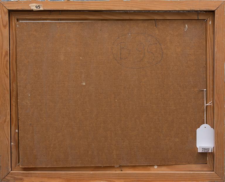 KALLE HEDBERG, olja på pannå.