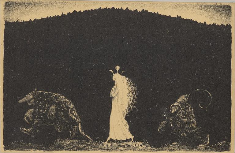 John Bauer, "Trollens Styfdotter".