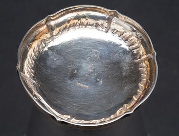 BÄGARE, silver, A. Nilsson, 1902. Vikt ca 367 gram.