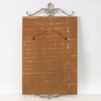Edvin Ollers, mirror, pewter, Swedish Grace, 1920s/30s.