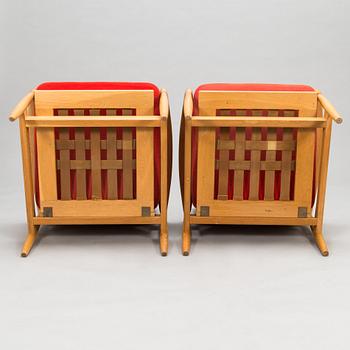 A pair of 1960's armchairs.