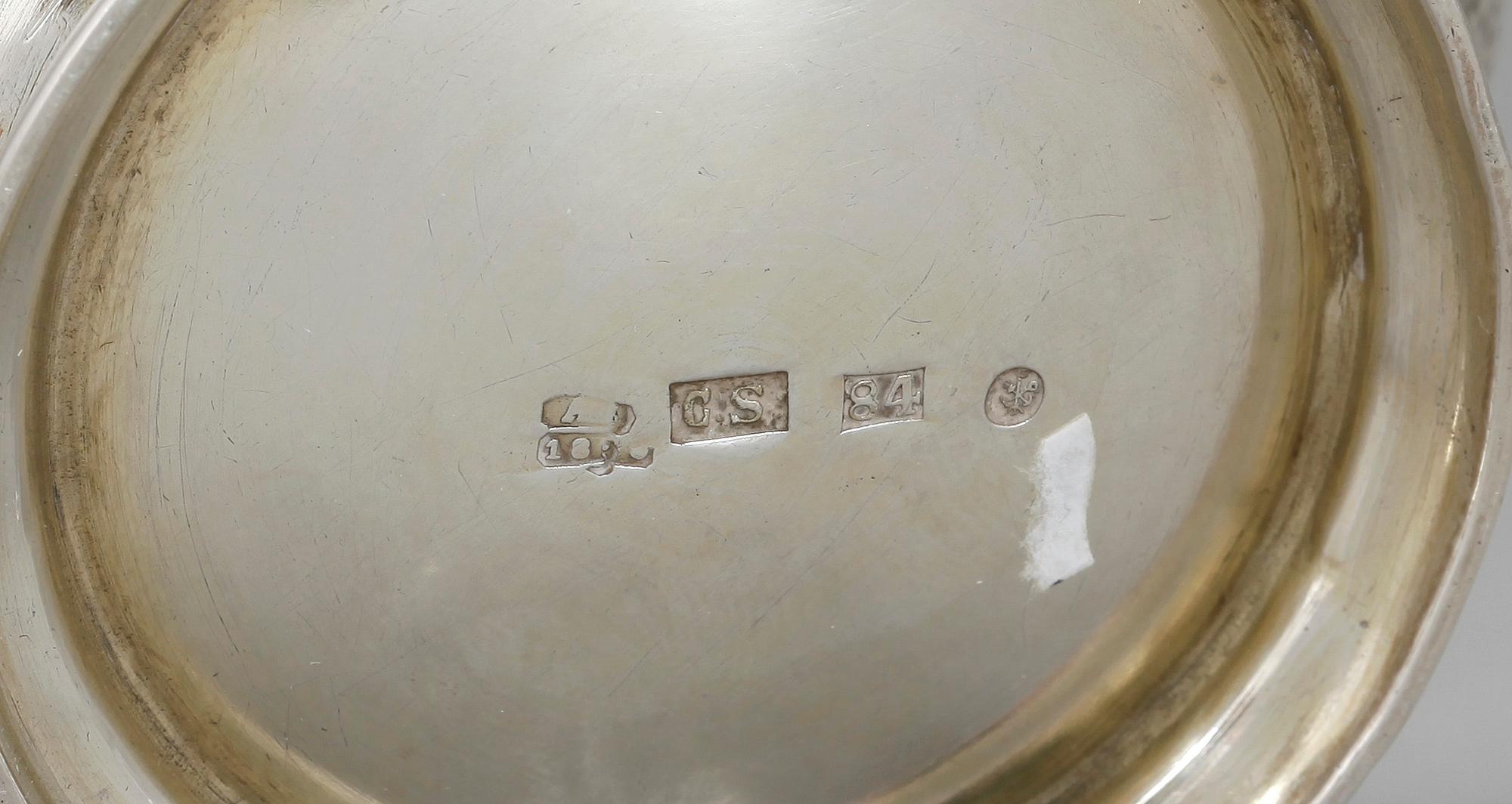 MUGG, silver, St Petersburg, omkr 1800-talets mitt. ca 160 g.