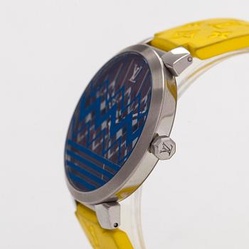 Louis Vuitton, Tambour Slim, "Karakoram", wristwatch, 39 mm.