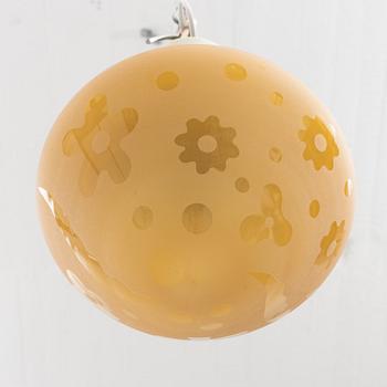 Harald Notini, a pair of ceiling lamps, model "11587" Arvid Böhlmarks Lampfabrik, 1940s.