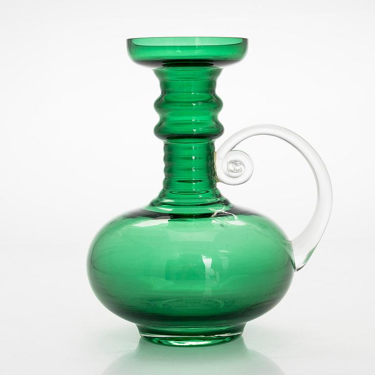 Tamara Aladin, A 1970's glass vase 'Kleopatra', for Riihimäki Glassworks, Finland. Model designed 1969.