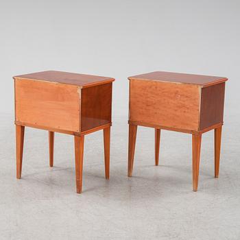 Sängbord, ett par, Swedish Modern, 1940-tal.