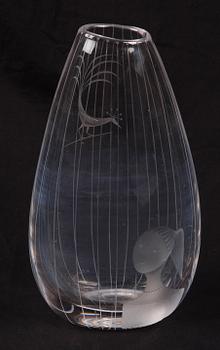 VAS, glas, Sven Palmqvist, Orrefors.