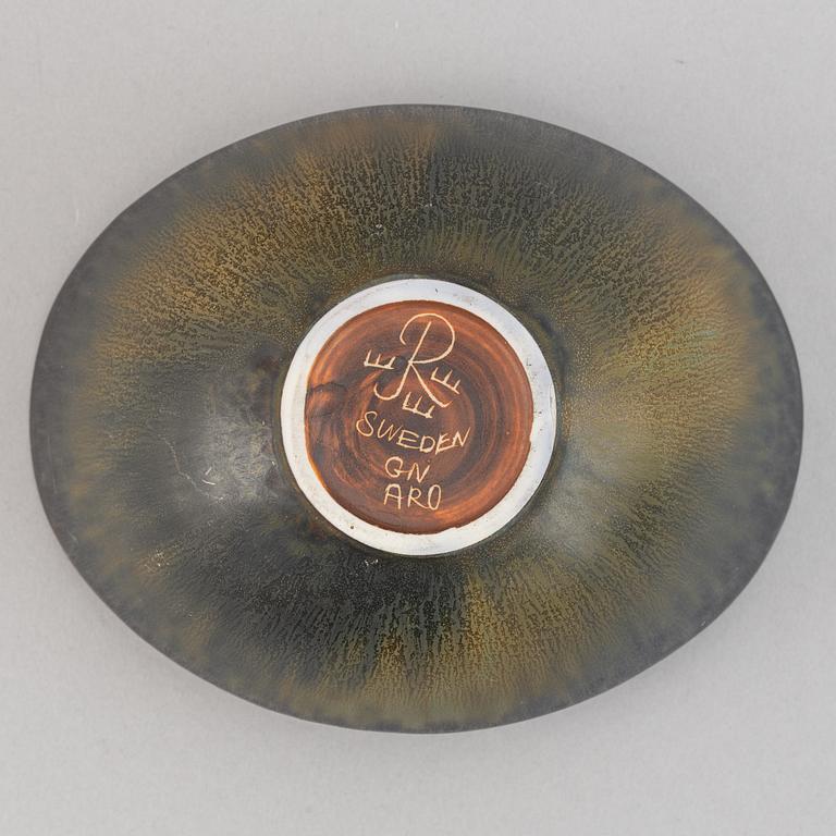 Gunnar Nylund, a set of six stoneware vases and a bowl for Rörstrand.