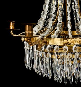 LJUSKRONA, empirestil, 1900-talets första hälft. H 75.