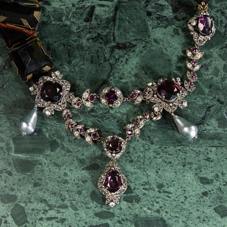 A necklace by LANVIN.