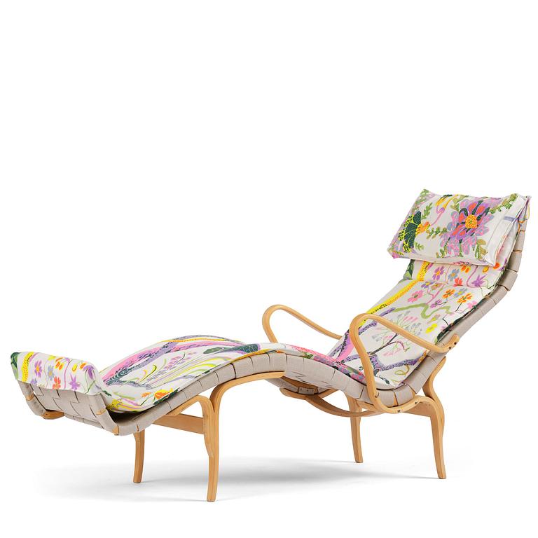 Bruno Mathsson, a "Pernilla 3" lounge chair, Firma Karl Mathsson, Värnamo, Sweden, 1940s.