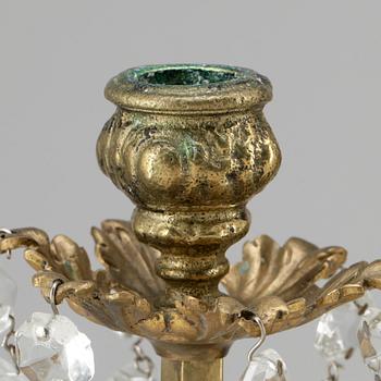 BORDSLYSTER / KANDELABER, oscariansk, 1800-talets slut.