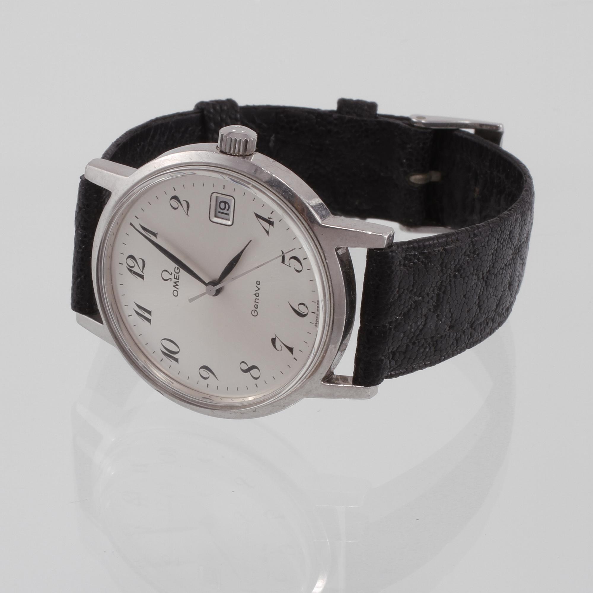 ARMBANDSUR, stål, Omega.