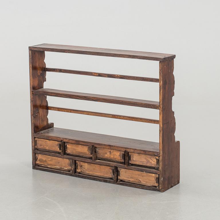 A late 19th century wall shelf.